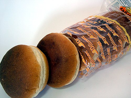 Paketli hamburger ekmekleri